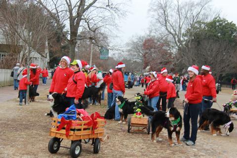 2014 Christmas Parade in Williamsburg, Virginia